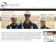 Tablet Screenshot of enerstaffusa.com